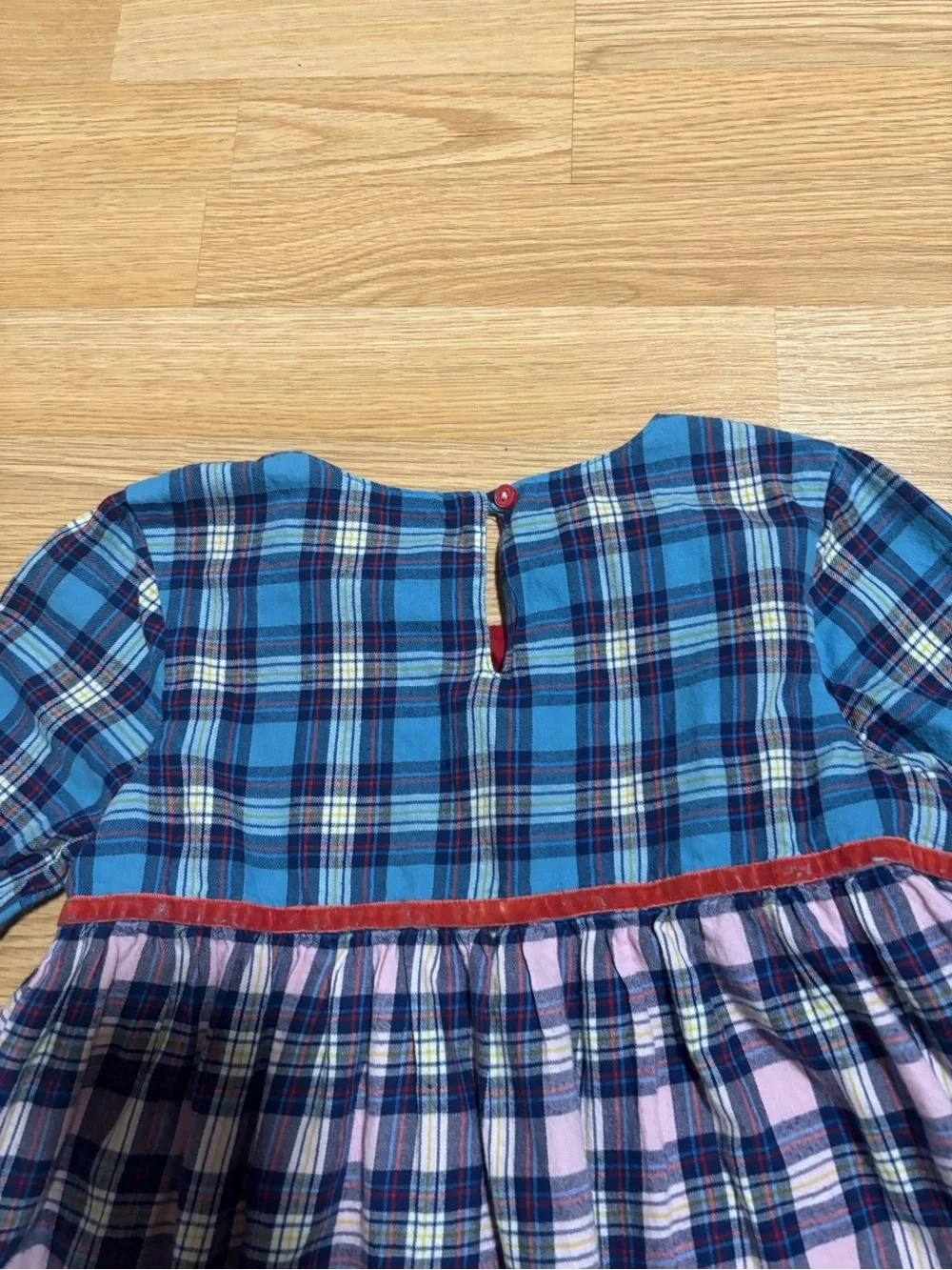 “Mini Boden” plaid dress size 11-12